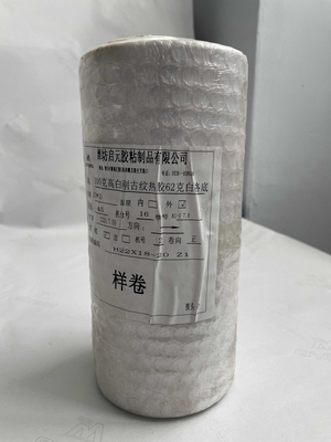 etiqueta blanca 60GSM del neumático del trazador de líneas del papel cristal 80g con Art Pape cubierto de aluminio
