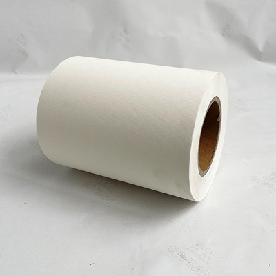 Etiquetas adhesivas de papel semi brillantes con el papel de papel cristal blanco caliente del pegamento 60g del derretimiento