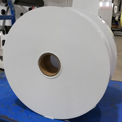 Etiqueta a baja temperatura de papel del sintético termal superior con el trazador de líneas blanco del papel cristal 80G